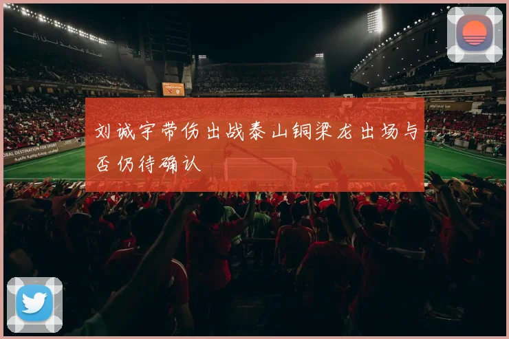 刘诚宇带伤出战泰山铜梁龙出场与否仍待确认